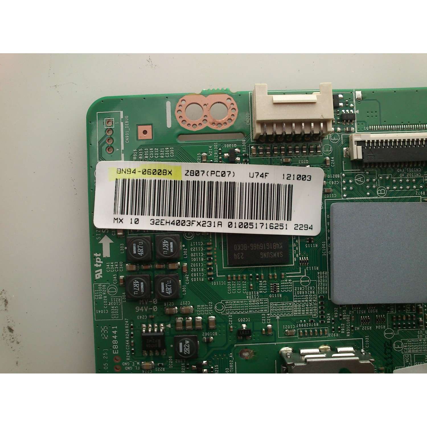 MAIN / SAMSUNG BN94-06008X / BN97-05375B / BN41-01876B / MODELO UN32EH4003VXZA DH01 - Imagen 3